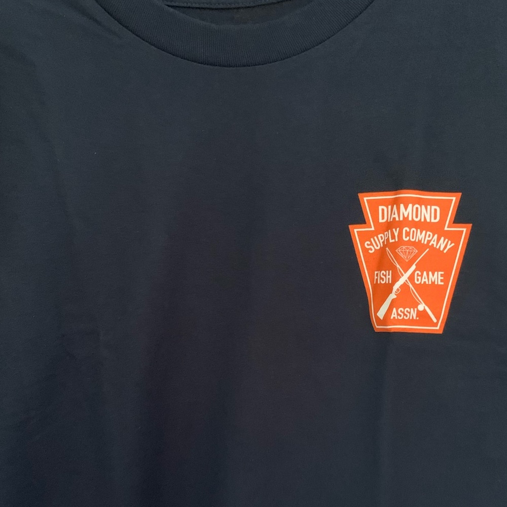 NWT XL Navy Blue Diamond Supply Co Tee